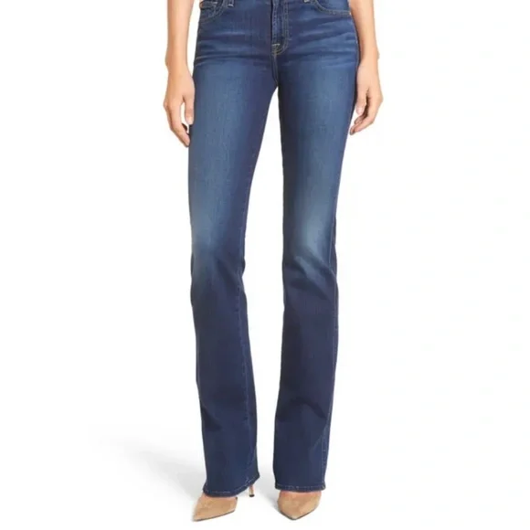 Jean Femme Seven 7 Flare - Taille 30, Coupe évasée, Occasion Très Bon état